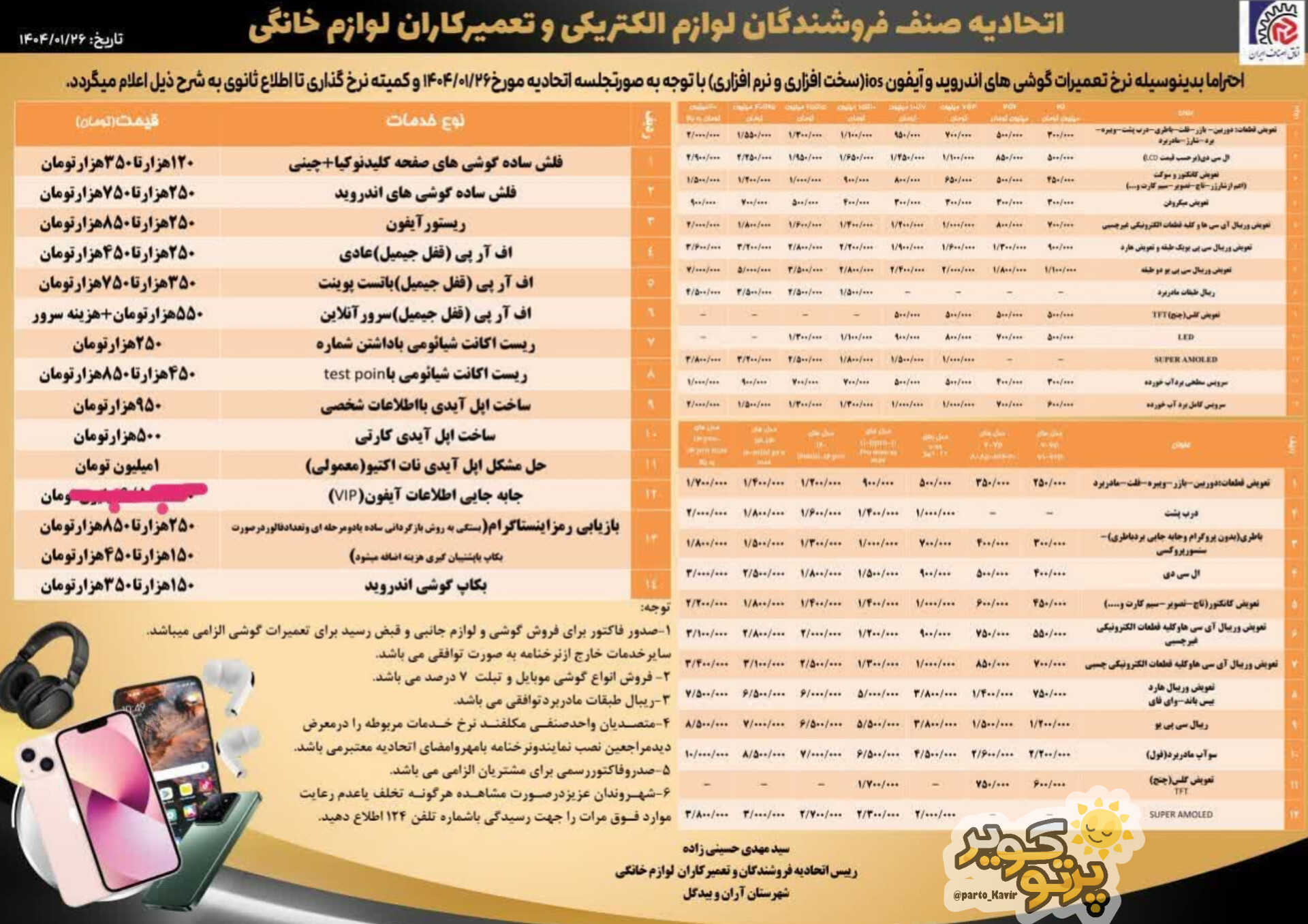 نرخنامه 
