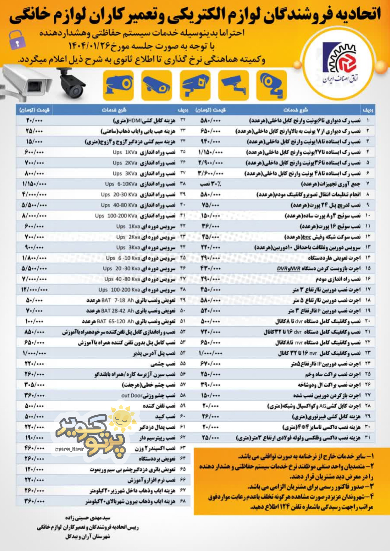 نرخنامه 