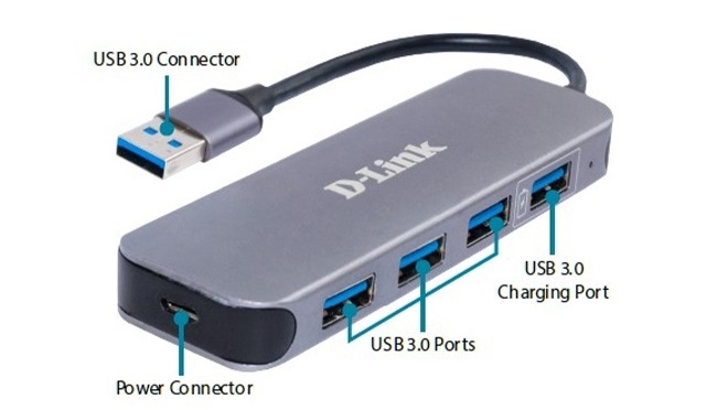 هاب 4 پورت USB 3.0 دی لینک مدل DUB-1340 D1
