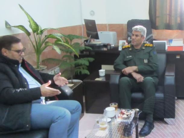 افزایش تعامل و همکاری ناحیه مقاومت بسیج جاجرم و شرکت آلومینای ایران برای توسعه شهرستان