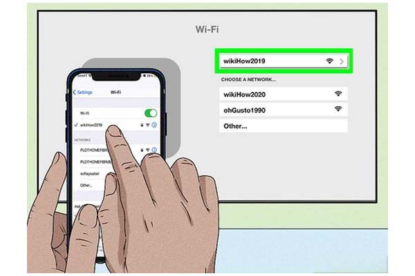 اتصال گوشی به تلویزیون هوشمند