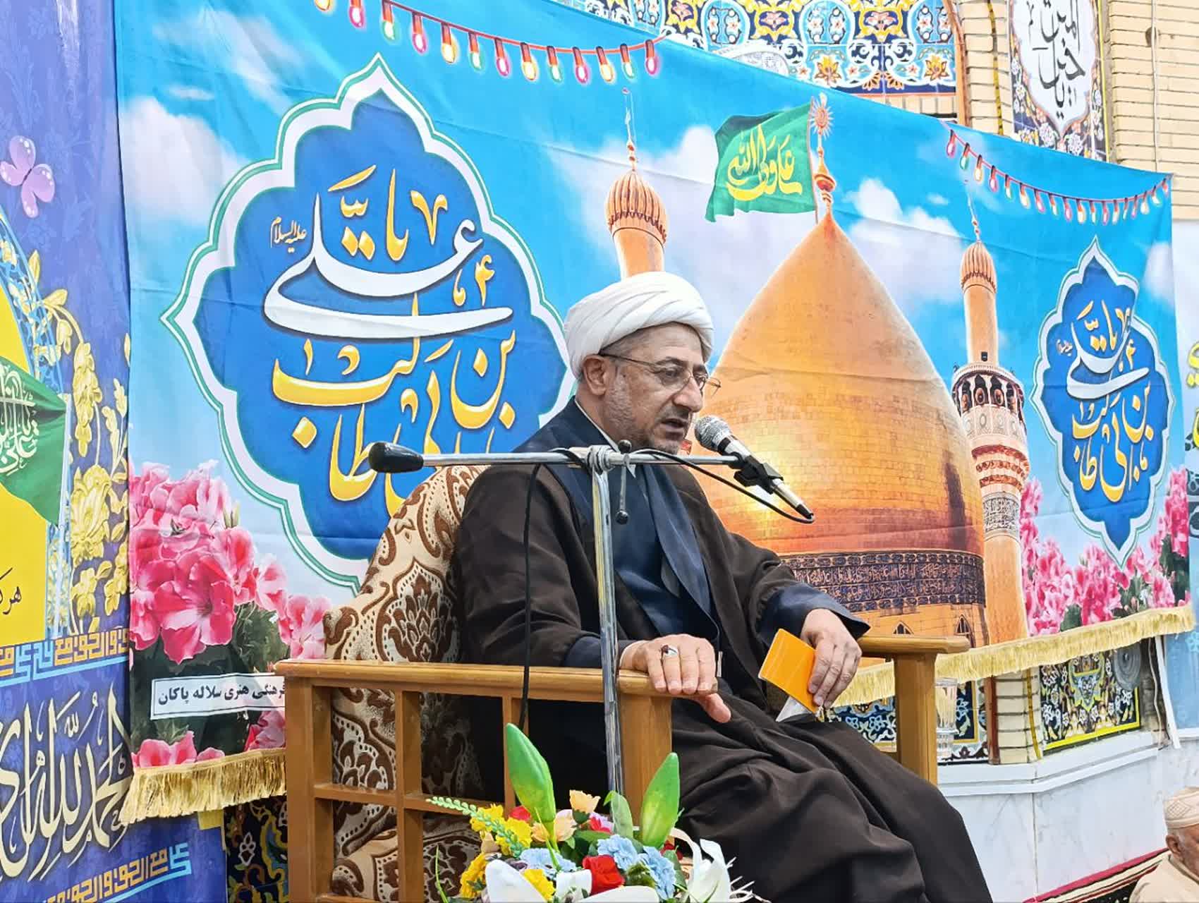 جشن عید غدیر، مسجد حضرت صاحب الزمان جهرم، زین العابدین دست داده، سلاله پاکان