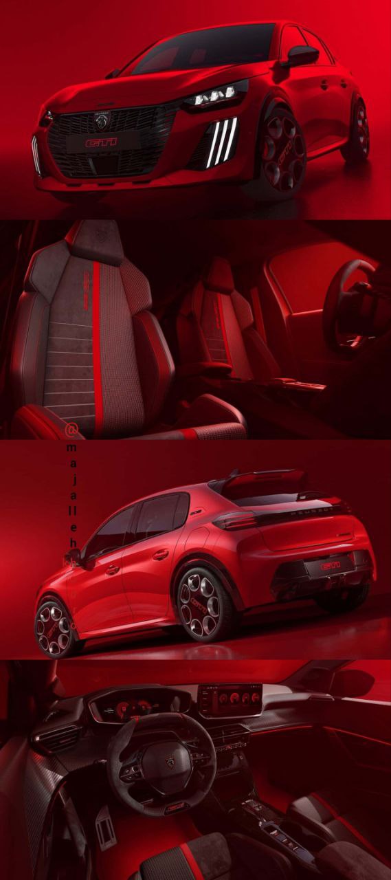نوه پژو ۲۰۶ رونمایی شد؛ پژو ۲۰۸ GTi