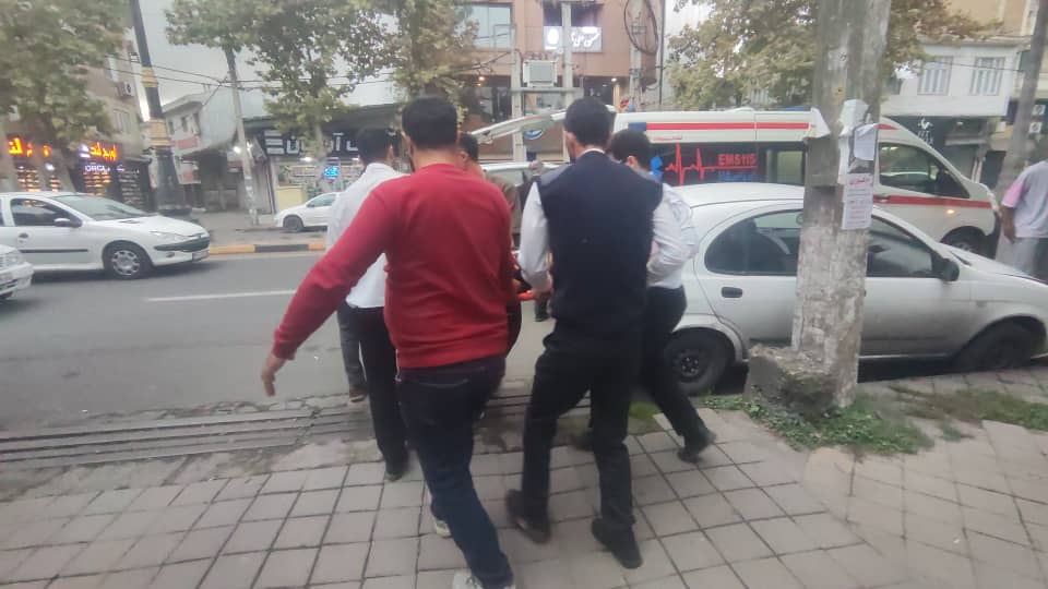 نجات به‌موقع راننده جوان دچار تشنج در حادثه رانندگی با حضور مدیر شبکه بهداشت و درمان لنگرود