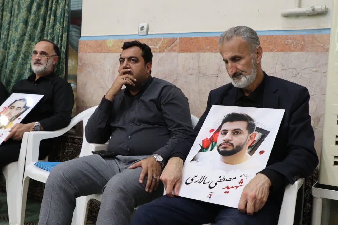 مراسم گرامیداشت شهدای گیلانی جنگ تحمیلی ۱۲ روزه در تهران + تصاویر