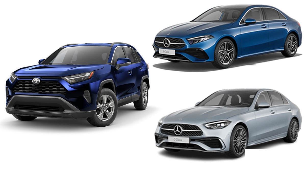 ثبت نام بنز A200 ، بنز C200 و تویوتا RAV4 توسط راسا موتور آغاز شد