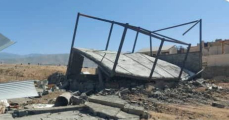 تخریب ۴۰ فقره ساخت و ساز غیرمجاز در اراضی کشاورزی هومند وادان دماوند