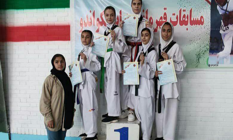 کسب ۵ مدال رنگین توسط تیم تکواندو شهرستان دماوند در مسابقات آزاد استان تهران