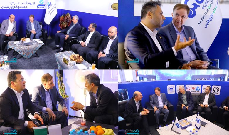 بازدید مدیرعامل بانک دی از غرفه‌های نمایشگاه نفت، گاز، پالایش و پتروشیمی