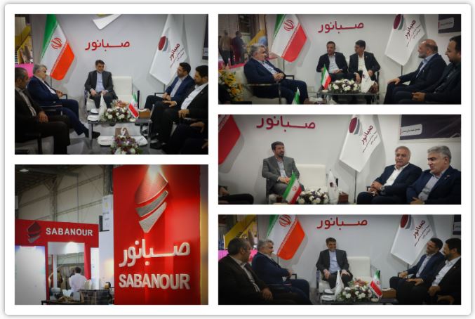 بازدید نمایندگان استان همدان در مجلس از غرفه صبانور در اولین نمایشگاه معدن کشور