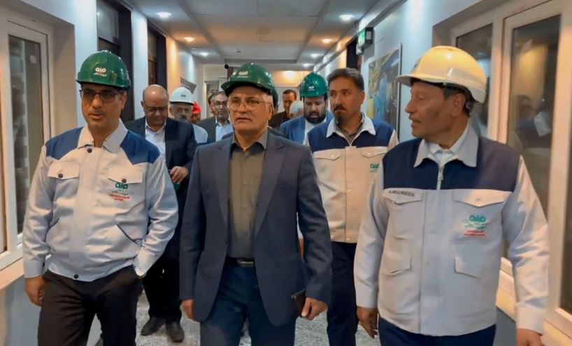 بازدید مدیر عامل فولاد سنگان و فرمانداران شهرستان‌های استان خراسان رضوی از کارخانجات کنسانتره و گندله سازی فولاد سنگان