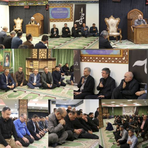 برگزاری مراسم پرفیض عزاداری ایام شهادت حضرت فاطمه‌(س) در بیمه ایران