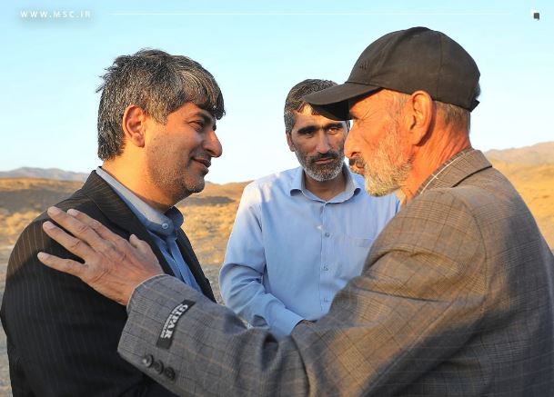 بازدید مدیرعامل گروه فولاد مبارکه از پروژه‌های پیشرفت و آبادانی اجراشده در شهرستان کوهپایه