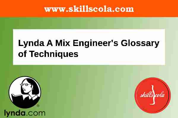 Lynda A Mix Engineer's Glossary of Techniques
