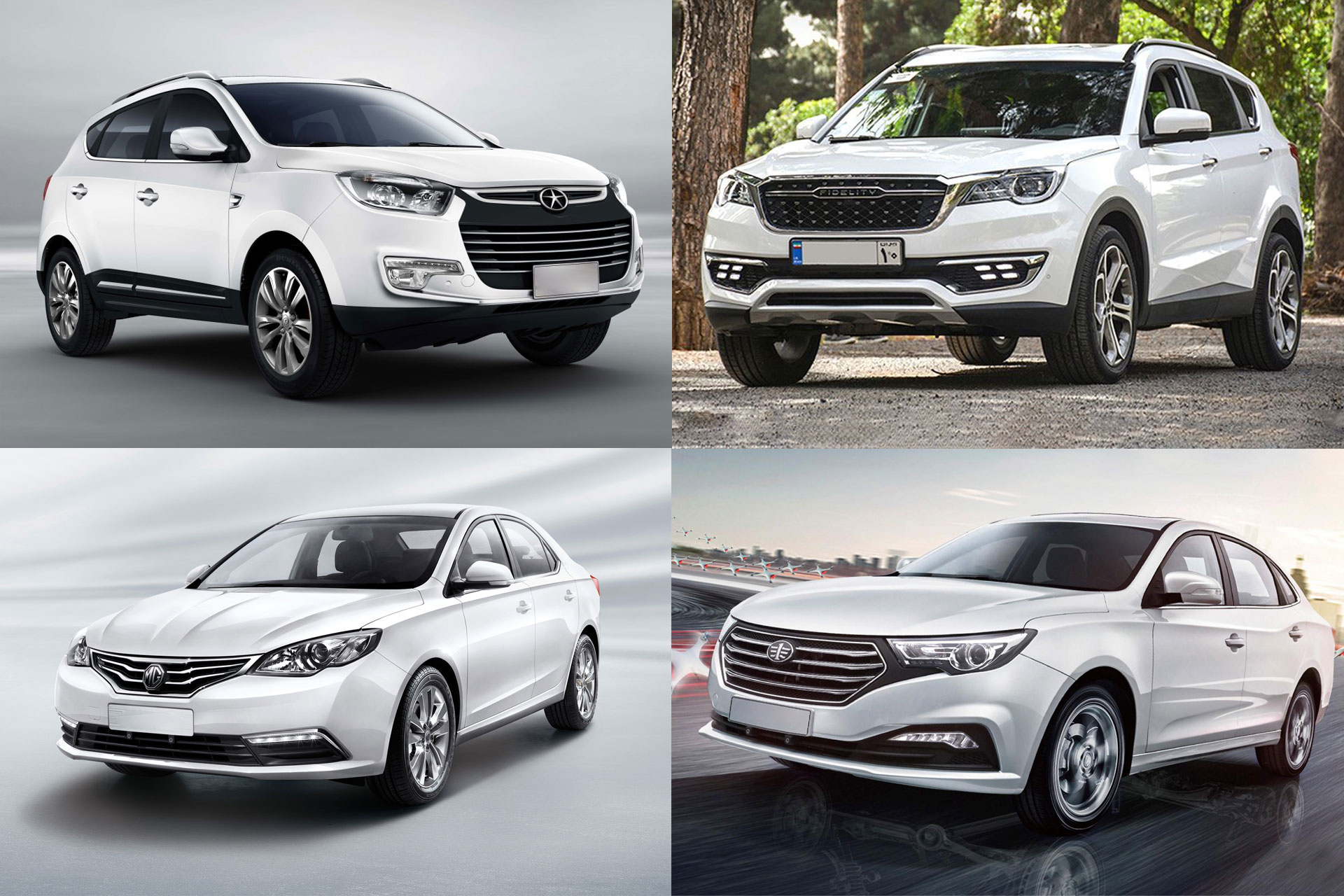 قیمت خودروهای چینی وارداتی