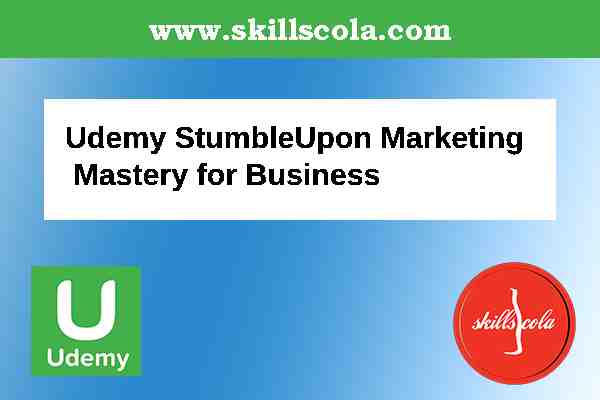 Udemy StumbleUpon Marketing Mastery for Business