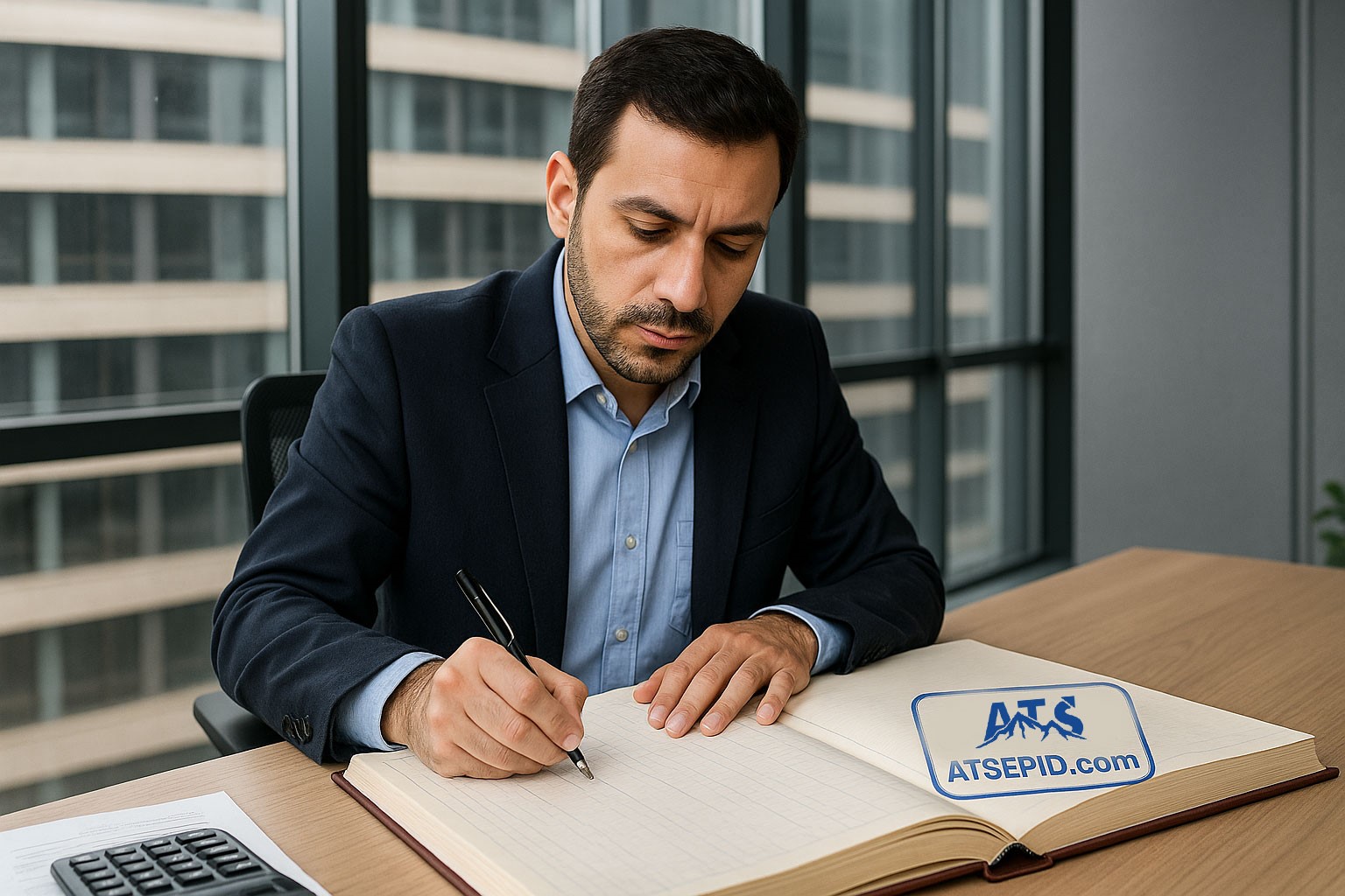 ثبت منظم عملیات مالی در دفتر روزنامه پلمپ‌ شده