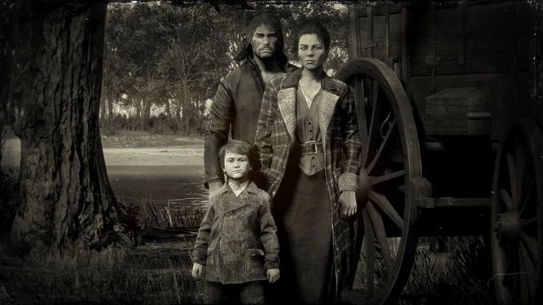 Red Dead Redemption چگونه دست جامعه را از رسیدن به رستگاری کوتاه می‌گذارد خانواده‌ی جان مارستون