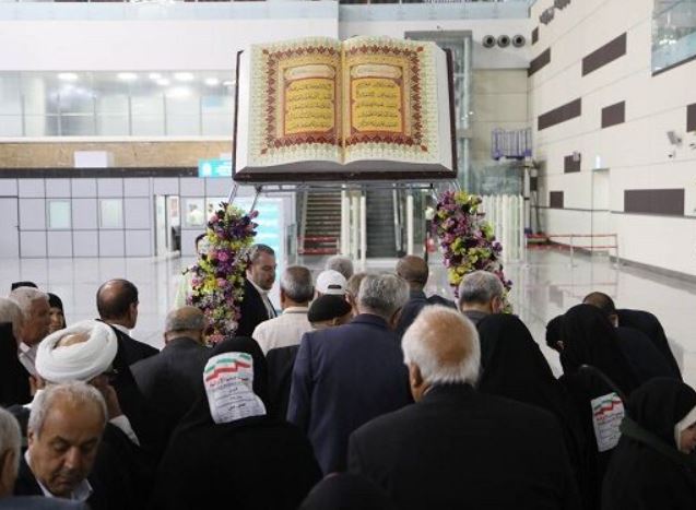 نخستین کاروان حج تمتع ۱۴۰۴ از ترمینال «سلام» راهی سرزمین وحی شد/ دستور وزیر راه و شهرسازی برای بسیج امکانات برای عملیات حج تمتع ۱۴۰۴ نخستین کاروان حج تمتع ۱۴۰۴ از ترمینال «سلام» راهی سرزمین وحی شد/ دستور وزیر راه و شهرسازی برای بسیج امکانات برای عملیات حج تمتع ۱۴۰۴
