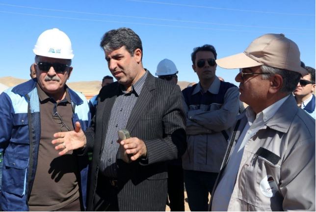 بازدید نماینده مردم قروه و دهگلان از پروژه کنسانتره‌سازی گلالی
