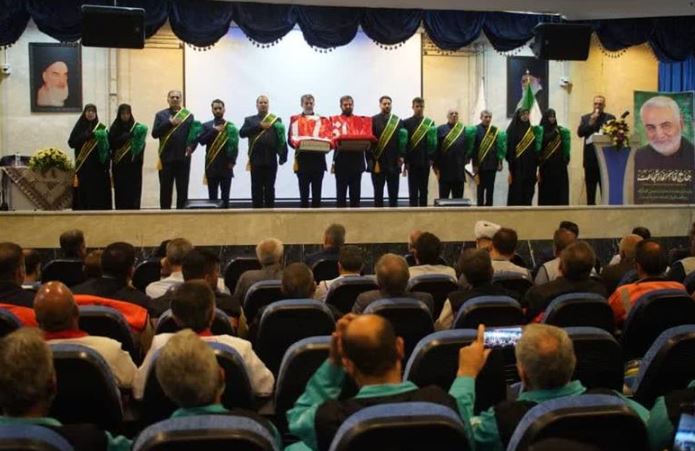 تقدیر از ذوب‌آهن اصفهان در مراسم برگزیدگان عملیات جهانی اربعین حسینی ۱۴۰۴