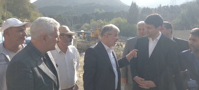 سفرمدیر عامل پست بانک ایران در معیت دکتر هاشمی وزیر ارتباطات و فناوری اطلاعات و هیات همراه به استان البرز