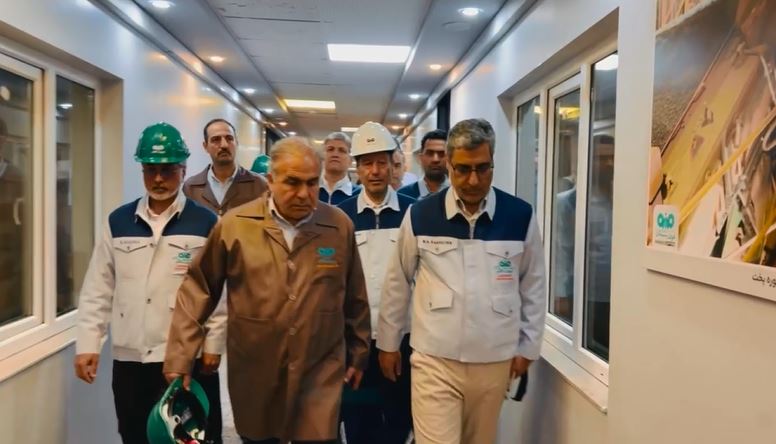 بازدید معاون سازمان انرژی اتمی کشور از شرکت صنایع معدنی فولاد سنگان