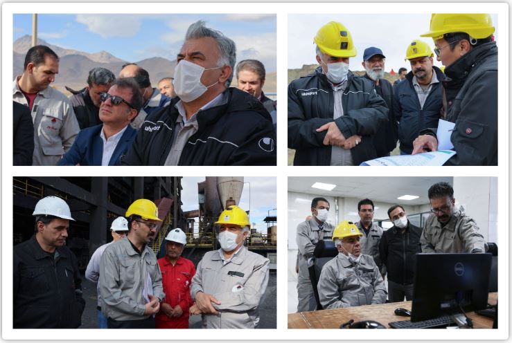 بازدید داریوش اسماعیلی از معادن و کارخانجات صبانور در همدان و بررسی آخرین وضعیت طرح‌های توسعه‌ای