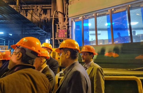 بازدید مدیران کل و معاونان امور معادن وزارت صمت از مجتمع فولاد مبارکه اصفهان