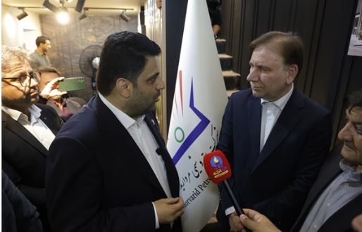 بازدید استاندار بوشهر از غرفه پتروشیمی مروارید در نمایشگاه بینالمللی نفت، گاز و پتروشیمی بازدید استاندار بوشهر از غرفه پتروشیمی مروارید در نمایشگاه بینالمللی نفت، گاز و پتروشیمی