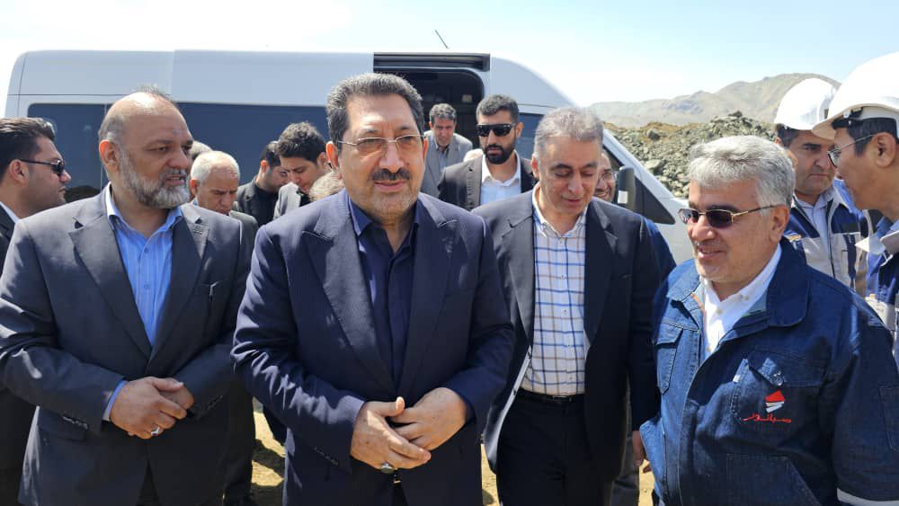 بازدید وزیر صنعت، معدن و تجارت از پروژه‌های صبانور در کردستان