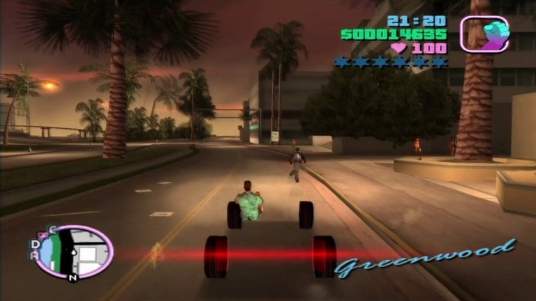 Grand Theft Auto: Vice City - Invisible Cars  رمز نامرئی کردن ماشین