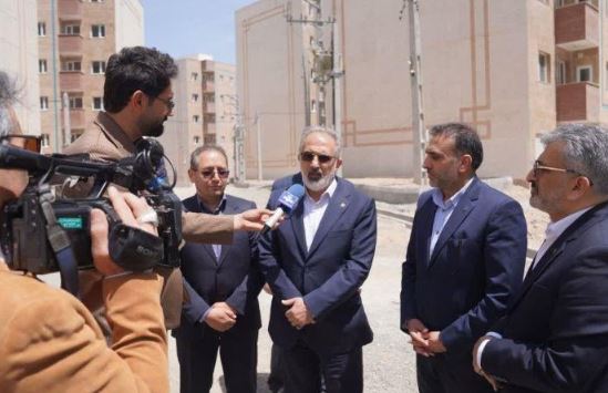 خانه دار شدن متقاضیان نهضت ملی از اهداف وزارت راه و شهرسازی و مامویت ویژه بانک مسکن/بازدید مدیرعامل بانک مسکن از پروژه‌های نهضت ملی مسکن در اردبیل