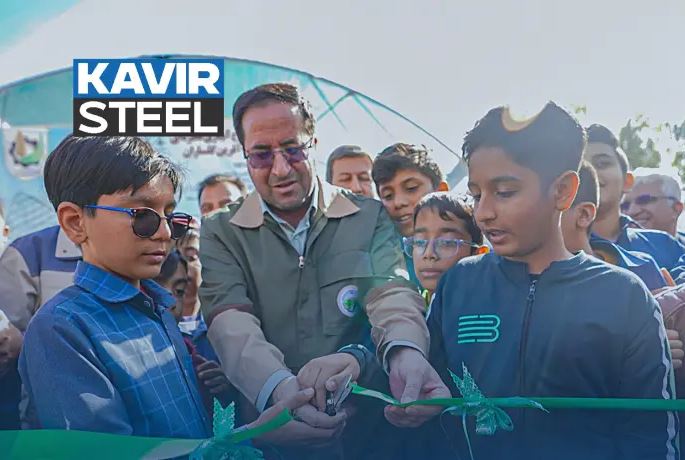 فولاد کویر اولین جنگل شهری کشور و بزرگترین پروژه زراعت چوب ایران را افتتاح کرد