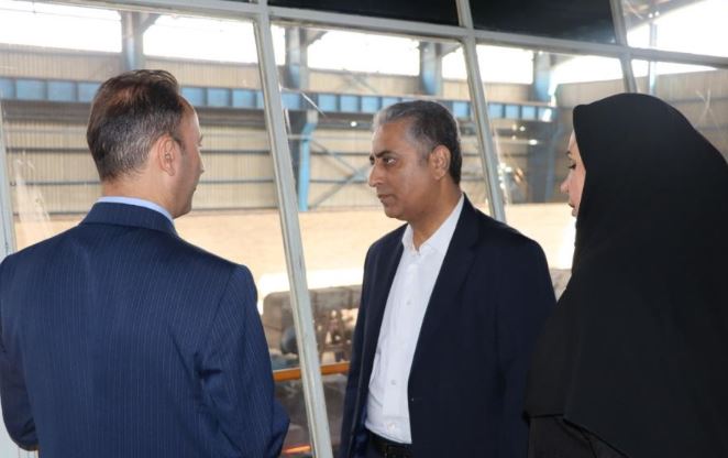 بازدید مدیرعامل این بانک از شرکت ذوب آهن آرمان آسیا در استان سمنان بازدید مدیرعامل این بانک از شرکت ذوب آهن آرمان آسیا در استان سمنان