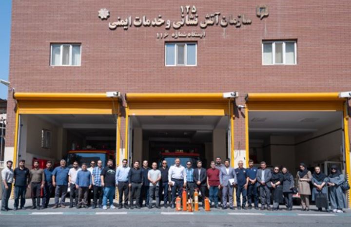 برگزاری دوره آموزشی اطفاء حریق مقدماتی برای کارکنان پترو ایران