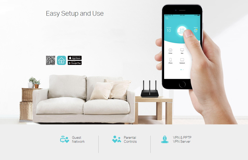 مودم روتر VDSL/ADSL بی سیم AC2100 تی پی لینک مدل Archer VR600