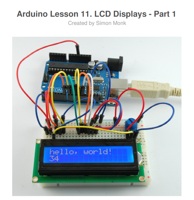 آردوینو درس یازدهم نمایشگرهای LCD - قسمت اول