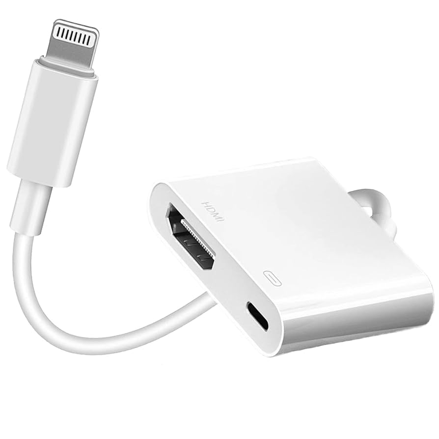 اتصال گوشی آیفون به تلویزیون با کابل HDMI به لایتنینگ