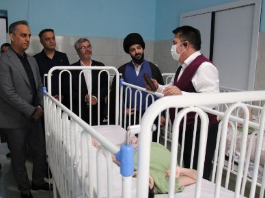 بازدید مسئولان مدیریت مرکز تهران از موسسه خیریه بچه‌های آسمان به مناسبت رو زجهانی معلولان