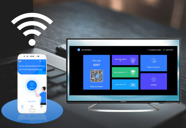 اتصال گوشی به تلویزیون با wifi direct
