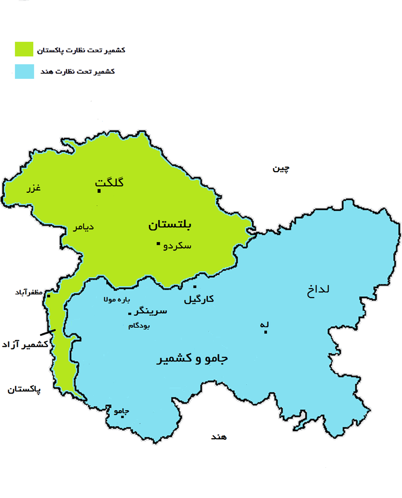 نقشه کشمیر