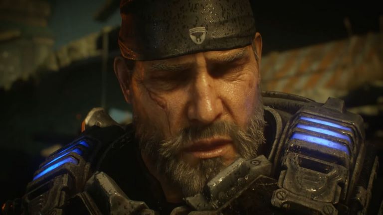 10 لحظه‌ی ناراحت کننده در Gears Of War مارکوس از مرگ JD خبردار می‌شود بازی Gears 5