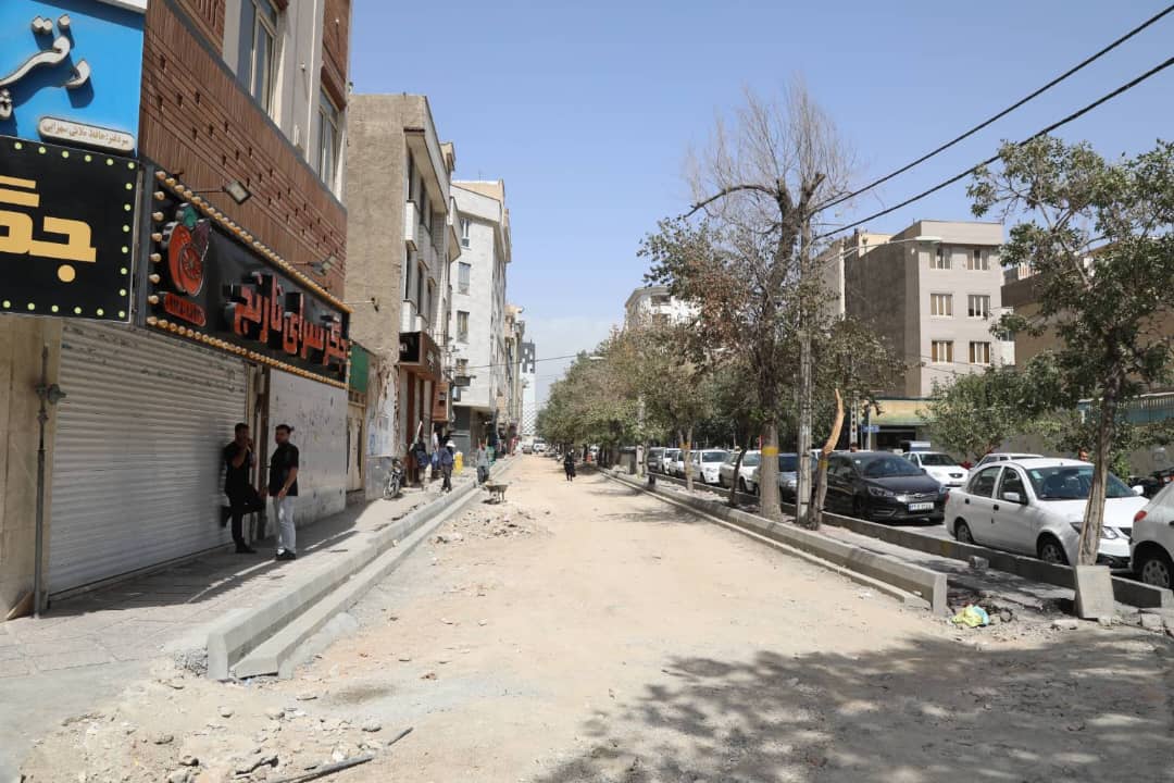 دو طرفه سازی خیابان میثاق شمالی در مراحل پایانی/ تردد شهروندان منطقه ۱۹ تسهیل می شود