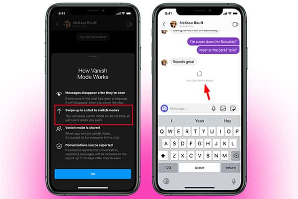 چگونه ونیش مود اینستاگرام Vanish Mode را فعال کنیم؟