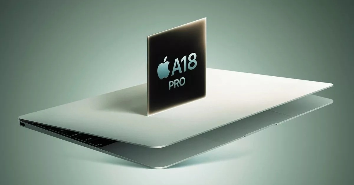 لوگوی اپل روی قاب پشتی مک‌بوک؛ نماد برند در محصولات جدید