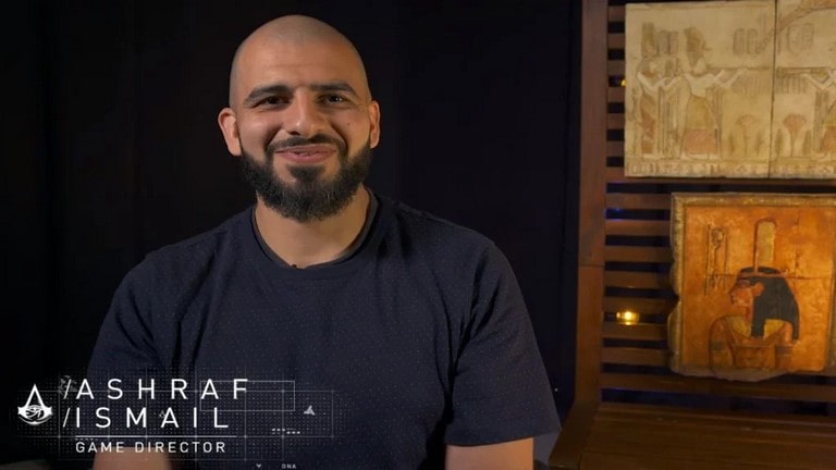 اشرف اسماعیل (Ashraf Ismail)، کارگردان برجسته‌ی اساسین کرید که سابقه‌ی کار روی بازی‌های بزرگی همچون اساسین کرید اوریجینز و اساسین کرید بلک فلگ را در کارنامه دارد