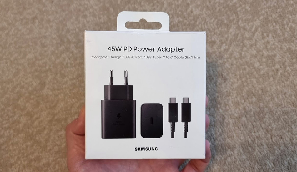 شارژر سوپر فست Samsung EP-TA845XBEGCN 45W PD Type-C (بهترین انتخاب برای سامسونگ S23 Ultra)  