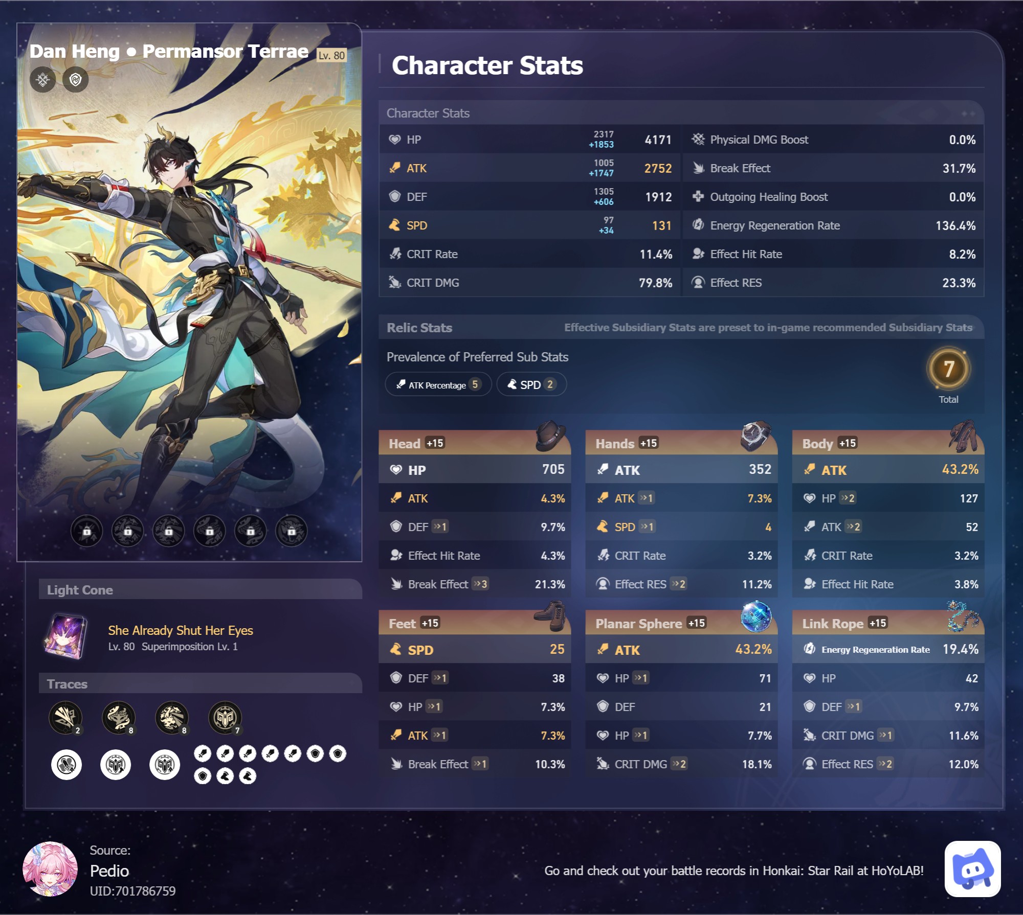 Dan Heng • Permansor Terrae