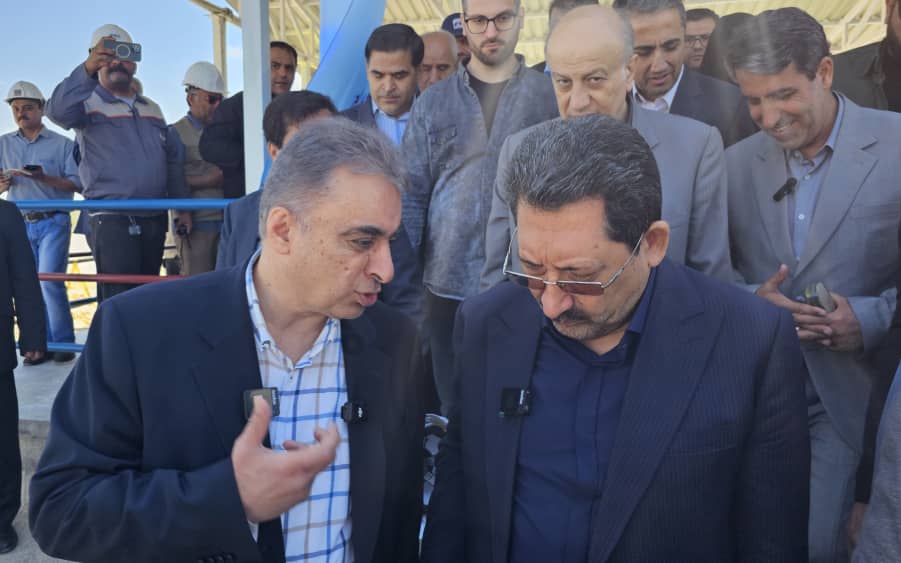 بازدید وزیر صمت از پروژه صبا امید غرب خاورمیانه